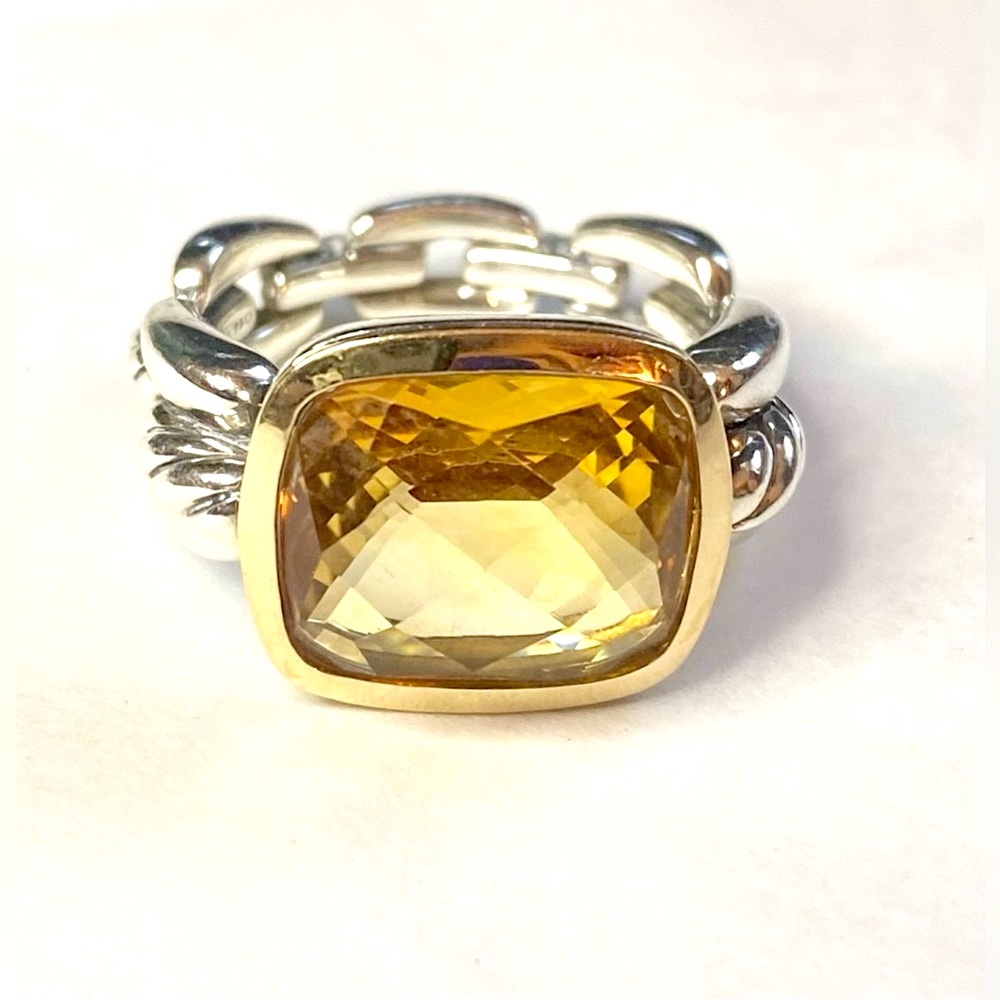 David Yurman Limited Edition Citrine Wheaton Ring - Picture 1 of 16